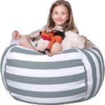 WEKAPO Stuffed Toy Storage Bean Bag Cover