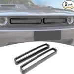 Challenger Front Grill Mesh Inserts Black Carbon