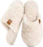 EverFoams Women's Fuzzy Memory Foam Cozy Indoor Slippers